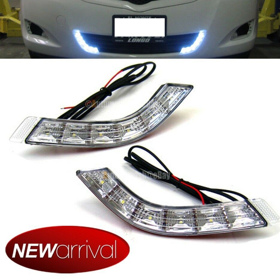 Front Bumper Center 6000K Super White LED DRL Daytime Running Fog Light Lamp - Autumn Wish Auto Art