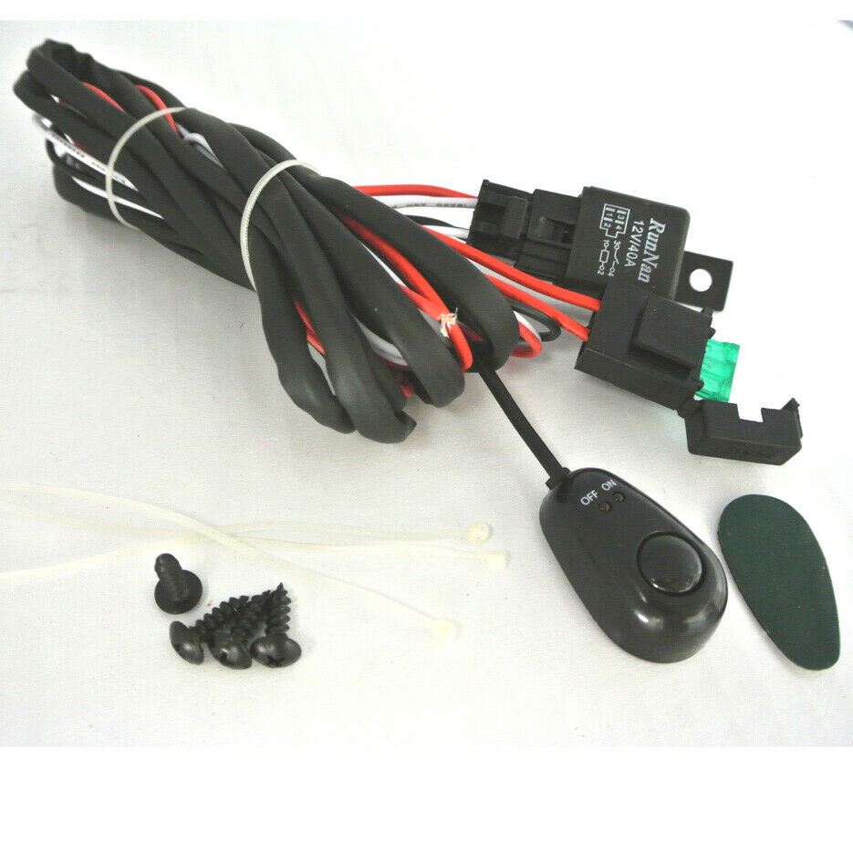 Honda Civic 5 x 1.75 Square Yellow Driving Fog Light Lamp Kit W/ Switch & Harness - Autumn Wish Auto Art