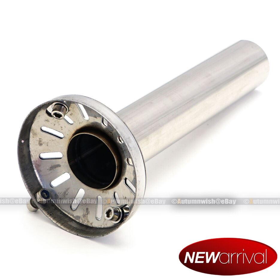 Fit 4" Tip Exhaust Muffler Stainless Steel Adjustable Removable Silencer - Autumn Wish Auto Art