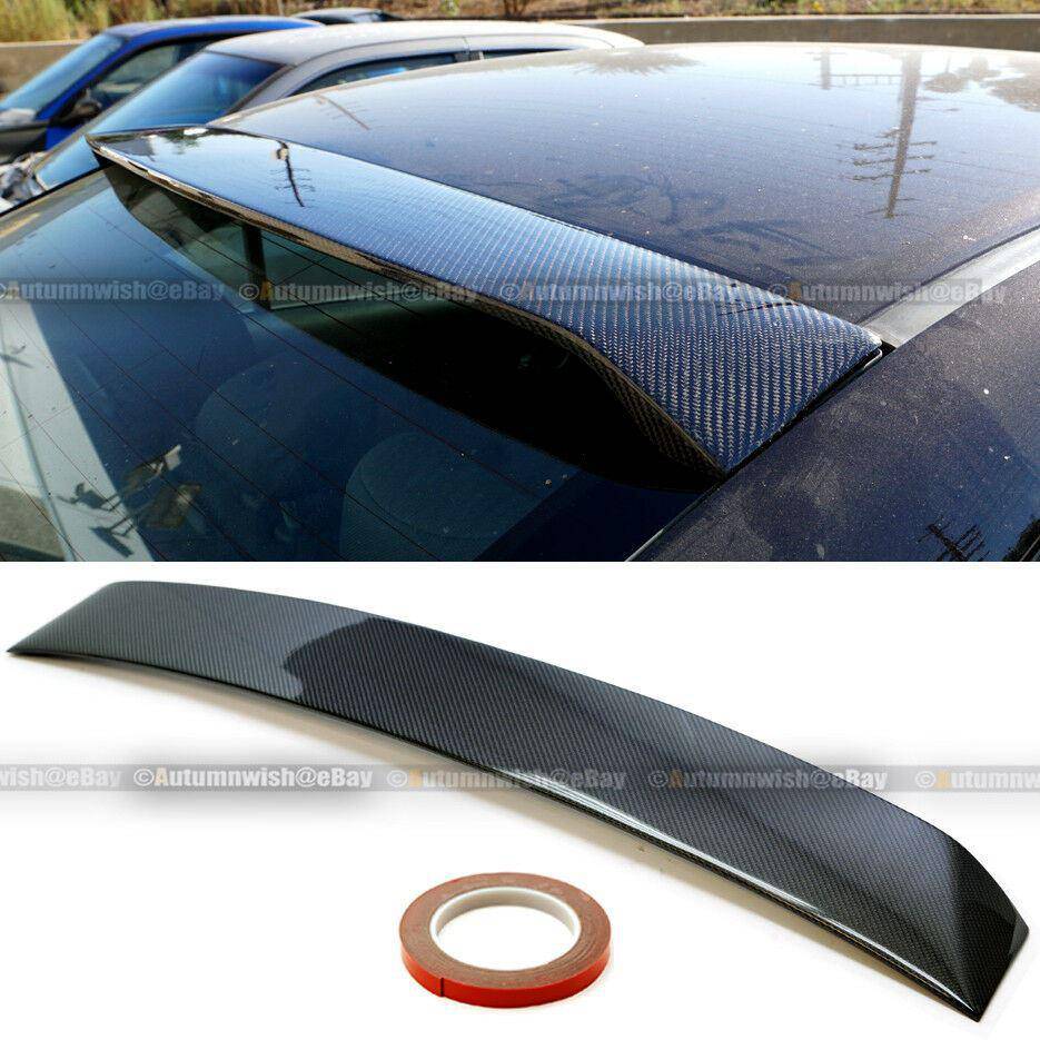 Honda Civic 12-15 4DR Sedan Carbon Fiber Rear Window Roof Wing Spoiler Visor - Autumn Wish Auto Arts
