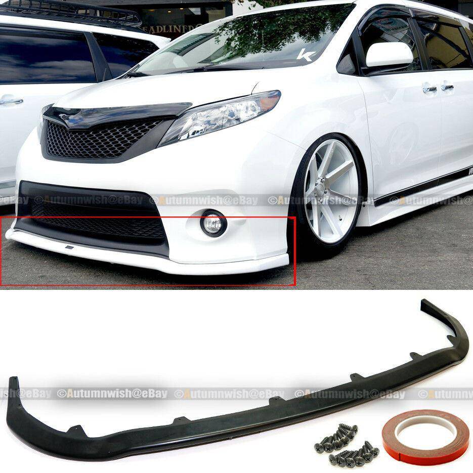 Toyota Sienna 11-17 SE Sport MP Style Front Bumper Chin Lip Spoiler Body kit - Autumn Wish Auto Arts