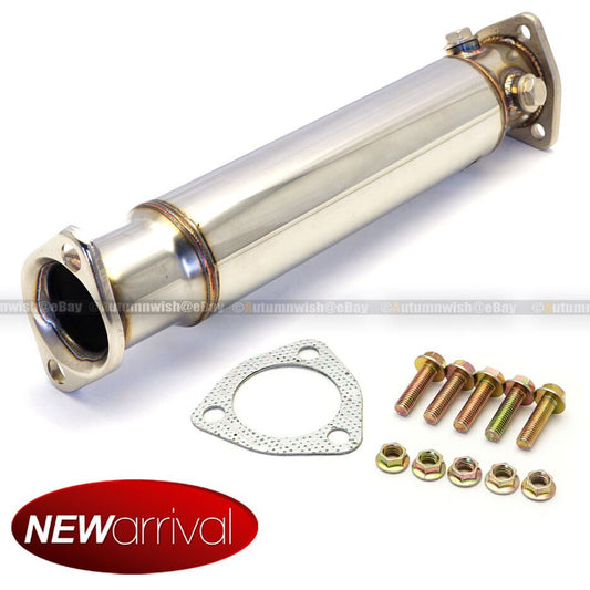 Honda Civic Integra Del Sol CRX Hi Flow Stainless Steel Straight Test Pipe Exhaust - Autumn Wish Auto Art