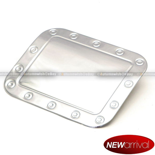 For 05-10 300 / 300C Stainless Steel Chrome Fuel Gas Door Cover Stick On Overlay - Autumn Wish Auto Art