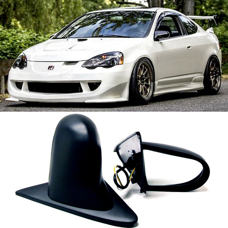 For 02-06 Acura RSX DC5 Pair Powered Adjustable Spoon Style JDM Side View Mirror - Autumn Wish Auto Art