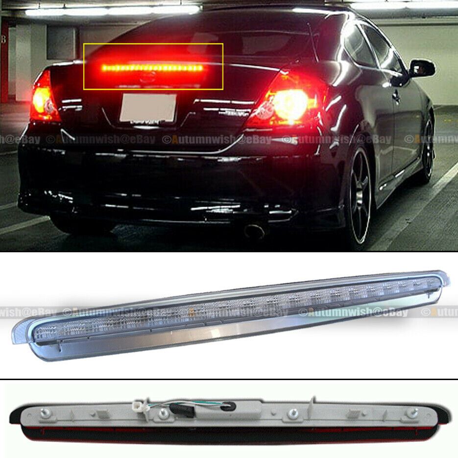 Fit 05-10 tC Chrome Housing Full LED 3rd Third Rear Stop Brake Tail Light Lamp - Autumn Wish Auto Art