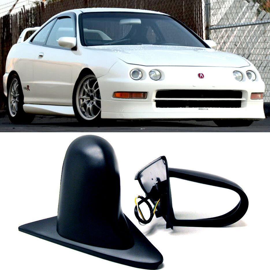 Acura 94-01 Integra 2DR Pair Powered Adjustable Spoon Style JDM Side View Mirror - Autumn Wish Auto Art
