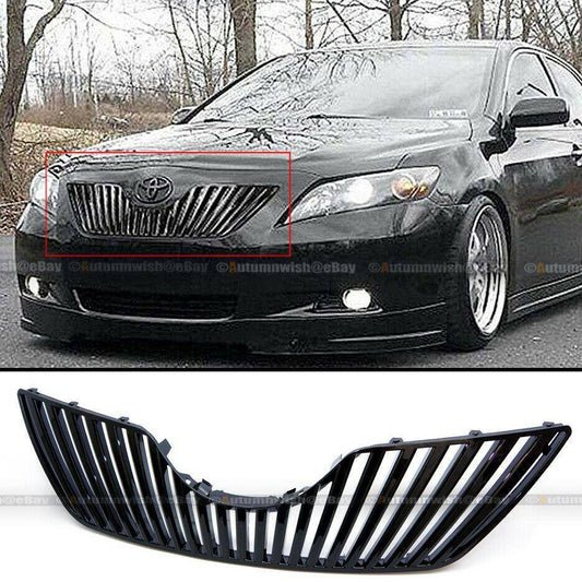 Toyota Camry 07-09 JDM VIP Style Black Front Bumper Hood Vertical Grille - Autumn Wish Auto Arts