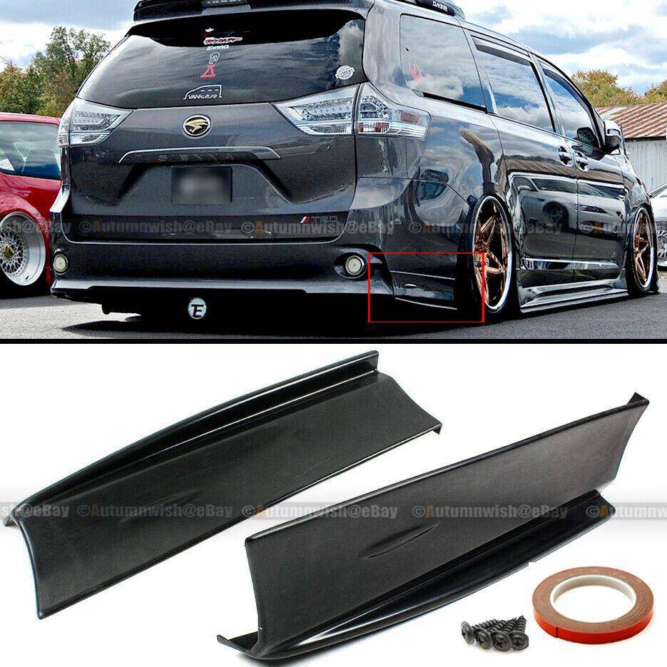 Toyota Sienna SE 11-18 MP Style Rear Bumper Lip Apron 2 Piece Left & Right - Autumn Wish Auto Arts