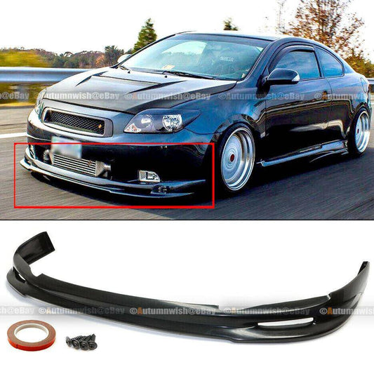 Scion tC 04-10 Urethane Mugen Style PU Front Bumper Lip Spoiler Body Kit Add On - Autumn Wish Auto Arts