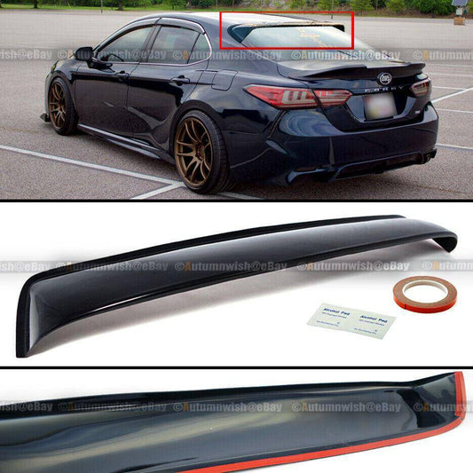 Toyota Camry 18-20 JDM Rear Window Roof Sun Rain Shade Vent Visor Spoiler Wing - Autumn Wish Auto Arts