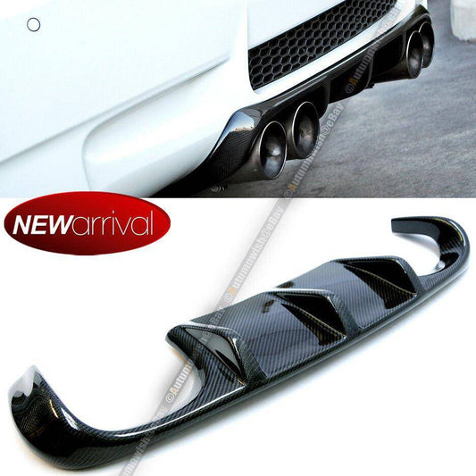 BMW 3-Series M3 08-13 E92 E93 Coupe Carbon Fiber Rear Bumper Exhaust Diffuser - Autumn Wish Auto Arts