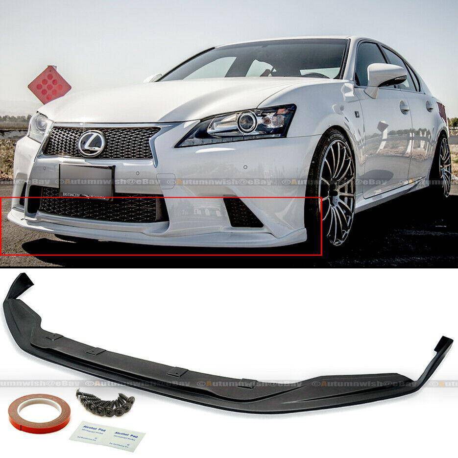 Lexus GS350 F Sport 13-15 Unpainted SK Style PU Front Bumper Chin Lip Body Kit - Autumn Wish Auto Arts