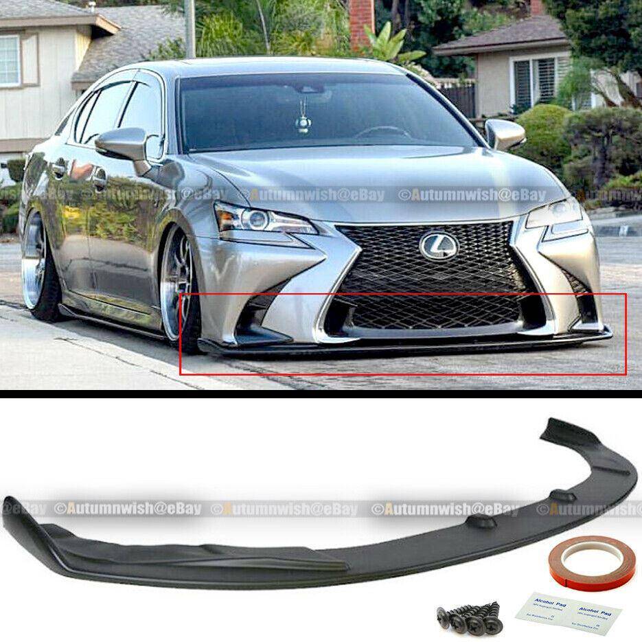 Lexus GS350 F Sport 16-19 Unpainted SK Style PU Front Bumper Chin Lip Body Kit - Autumn Wish Auto Arts