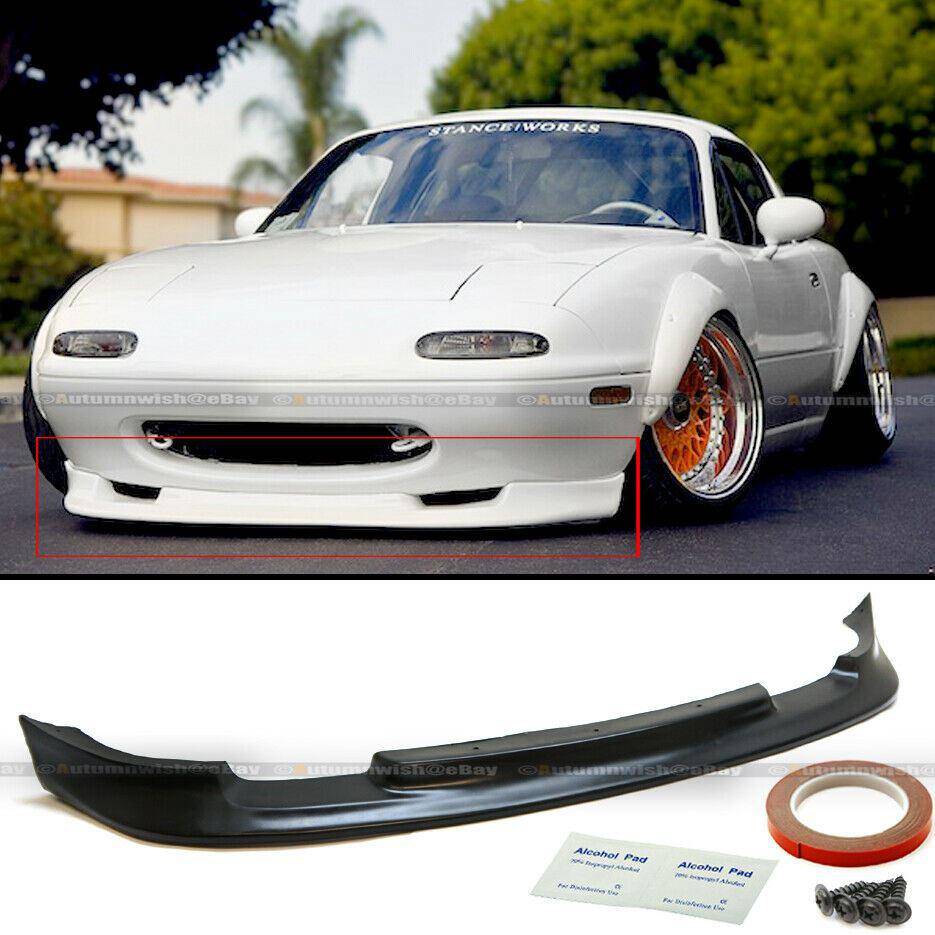 Mazda Miata 90-97 GV Style Front Bumper Chin Spoiler Lip - Autumn Wish Auto Arts