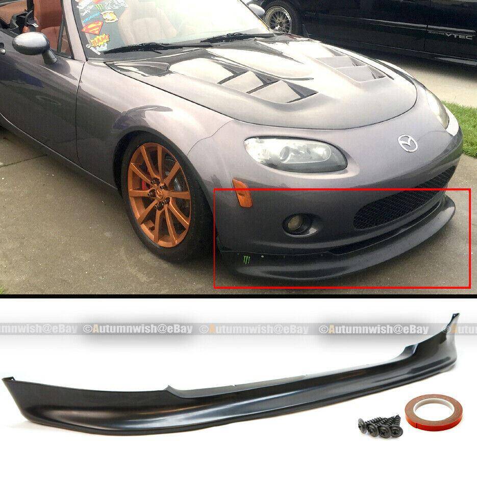 Mazda Miata MX-5 06-08 GV Style PU Front Bumper Chin Lip Body Kit Ground Effect - Autumn Wish Auto Arts