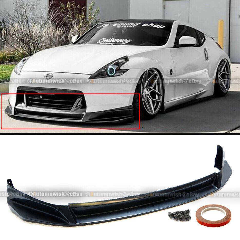 Nissan 370z 09-12 Unpainted Polyurethane SL Style Front Bumper Chin Lip Body Kit - Autumn Wish Auto Arts