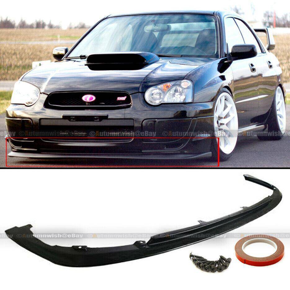 Subaru Impreza WRX STI 04-05 S203 V-Limited Style PU Front Bumper Chin Lip Kit - Autumn Wish Auto Arts