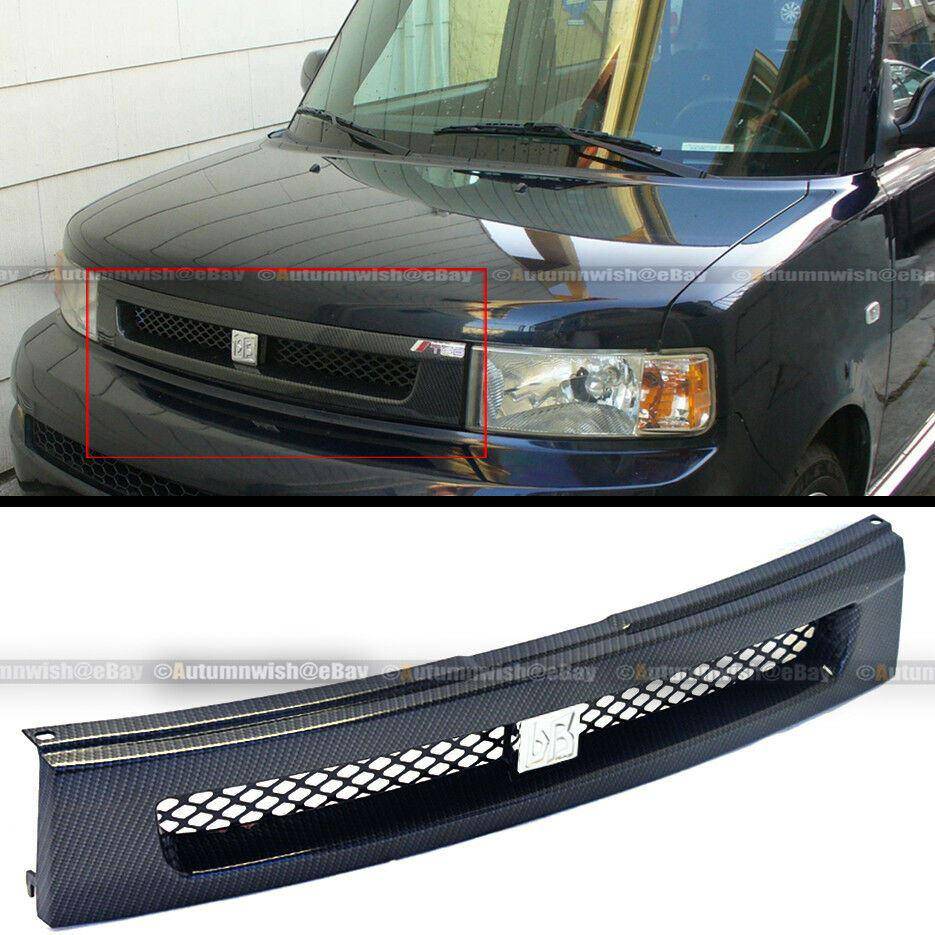 Scion XB 04-07 bB Carbon Painted JDM Front Hood ABS Grille Metal Mesh - Autumn Wish Auto Arts