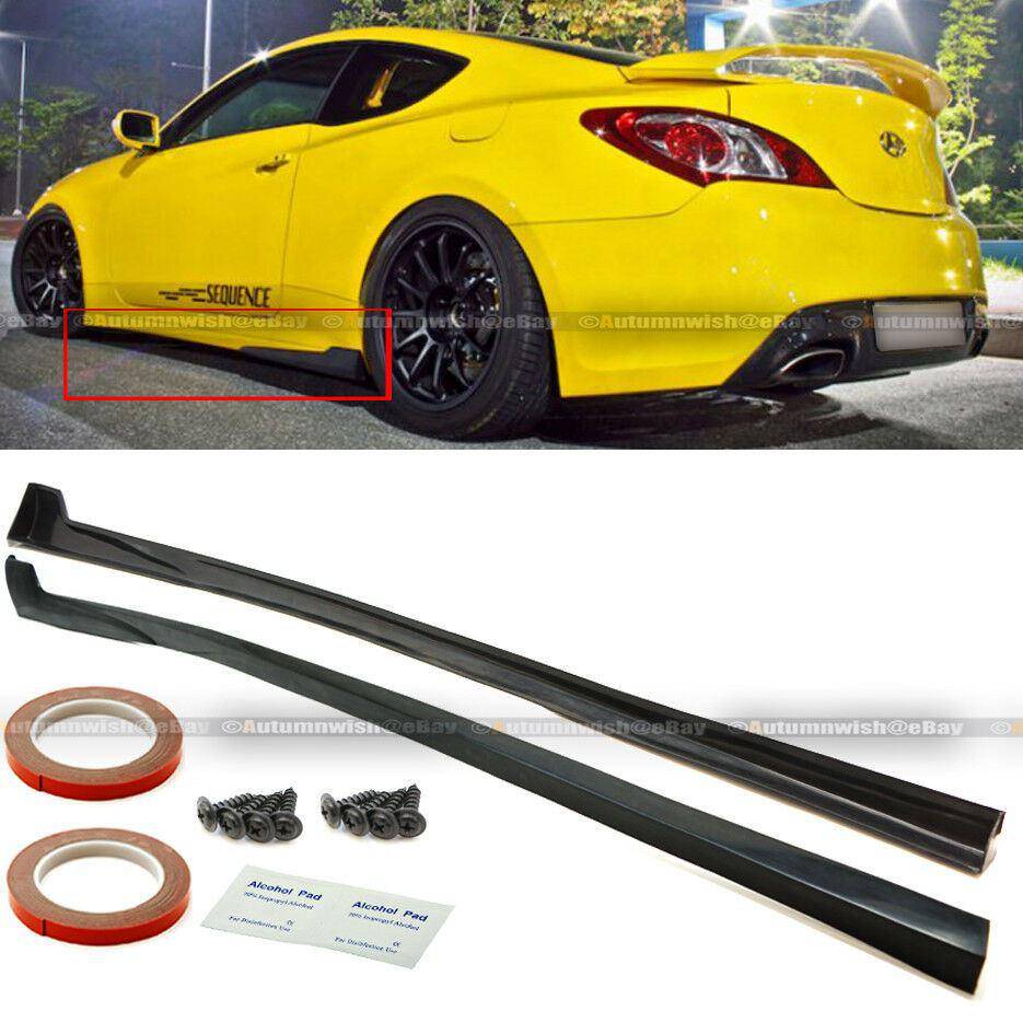 Hyundai Genesis 10-12 Coupe Sport Style Urethane PU Side Skirt Body Kit - Autumn Wish Auto Arts