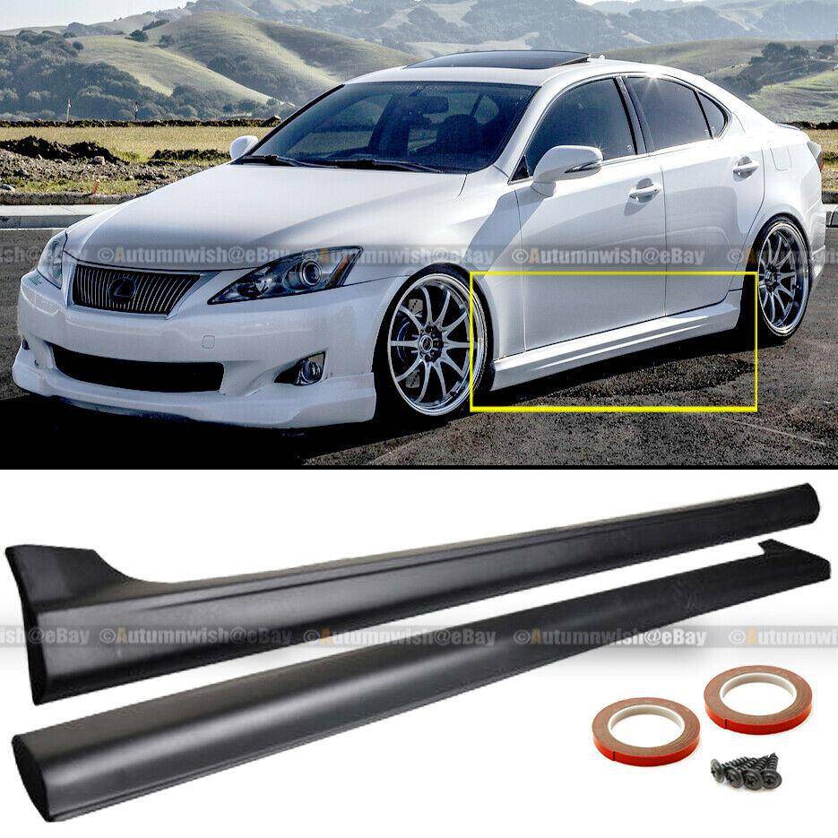 Lexus IS250 IS350 06-13 JDM IN-S Style Side Skirt Lip Body kit Extensions - Autumn Wish Auto Arts