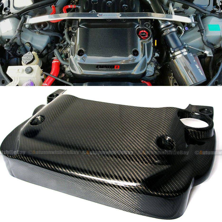 Nissan 350z Fairlady 03-07 Z33 100% Real Carbon Fiber Engine Cover Replacement - Autumn Wish Auto Arts