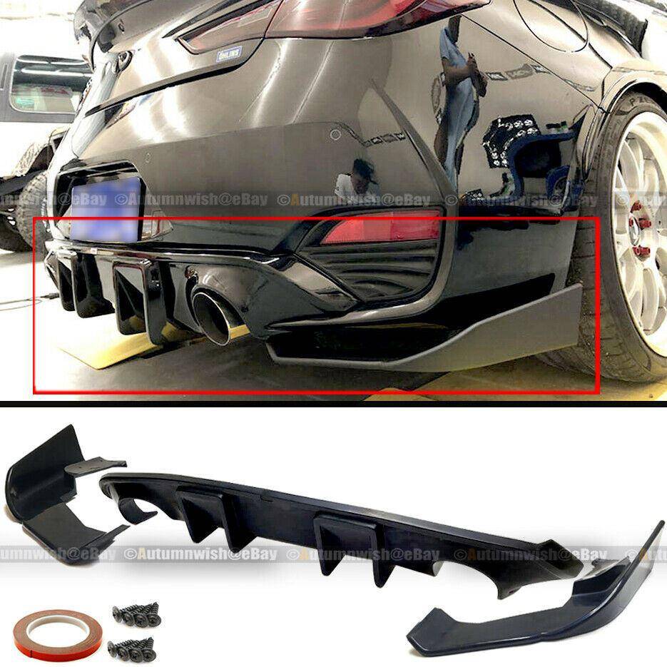 Infiniti Q60 17-19 2DR Coupe JDM Style Rear Bumper Lip Diffuser Splitter - Autumn Wish Auto Arts