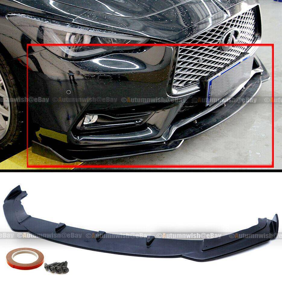 Infiniti Q60 17-19 Coupe Front & Rear Bumper Lip Diffuser & Side Skirts - Autumn Wish Auto Arts