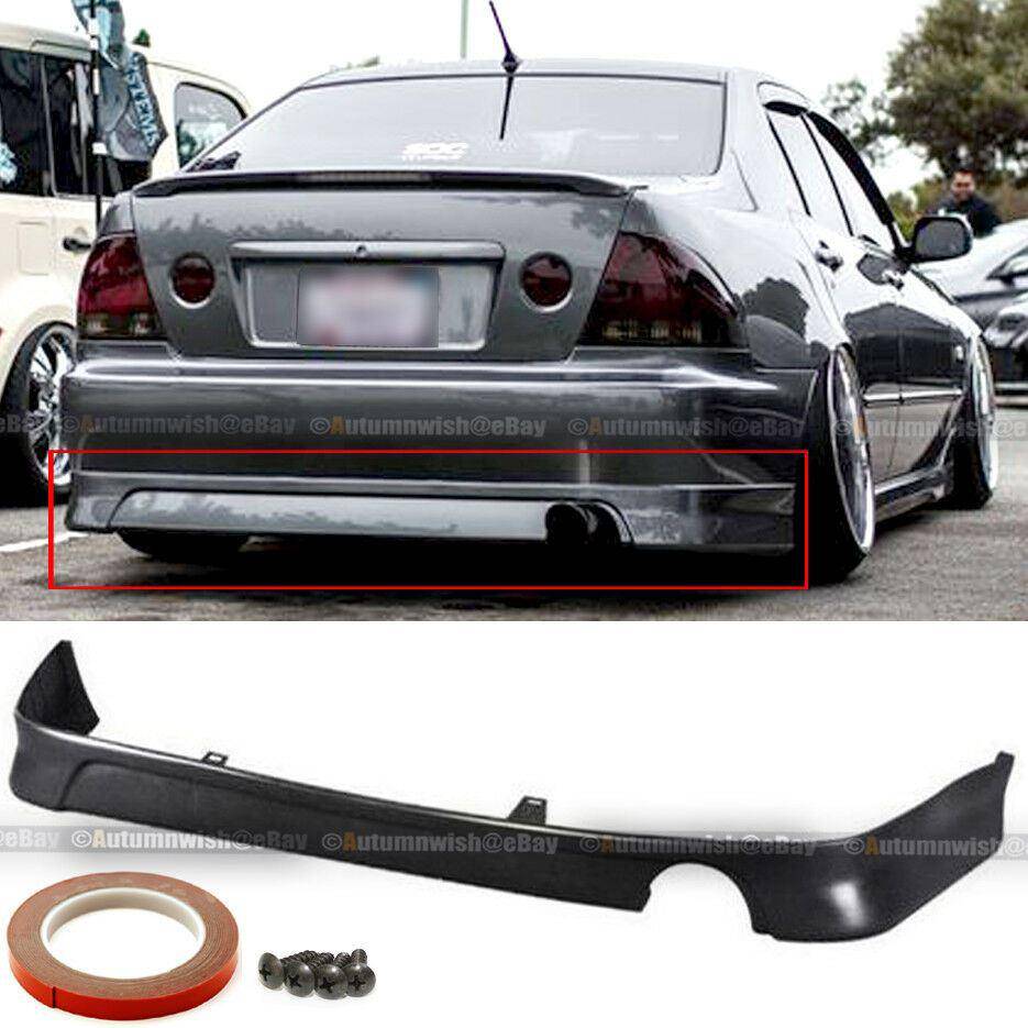 Lexus IS300 01-05 XE10 TR-D Style PU Urethane Rear Lower Bumper Chin Lip Body Kit - Autumn Wish Auto Arts