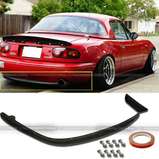 Mazda Miata 90-97 Urethane OE Style PU Rear Bumper Chin Lip Body Kit Ground Effect - Autumn Wish Auto Arts