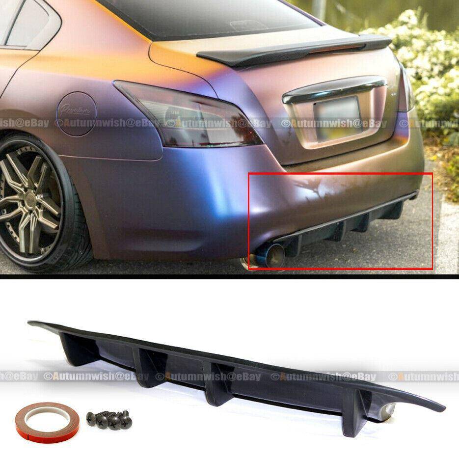 Nissan Maxima 09-15 7th Gen ST Style Rear Bumper Chin Lip Diffuser Spoiler - Autumn Wish Auto Arts