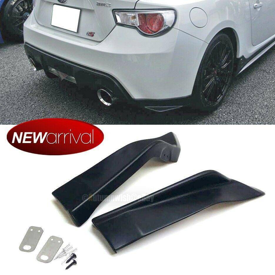 Subaru BRZ 12-14 Urethane STI Style PU Rear Bumper Aprons Add On Lip Spoiler - Autumn Wish Auto Arts