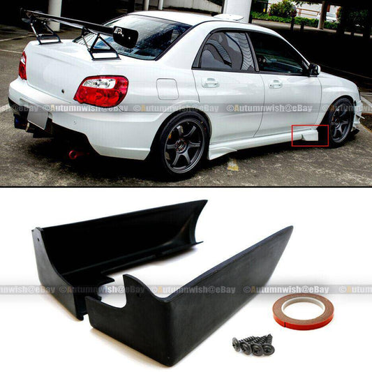 Subaru Impreza WRX STI 02-07 GD JDM Style Front Cap Side Skirt Guard Strake Spats - Autumn Wish Auto Arts