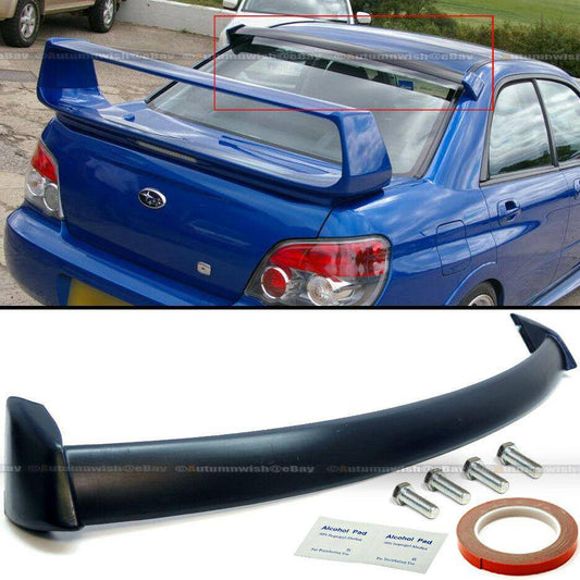 Subaru Impreza WRX STI 02-07 OE Style Rear Window Roof Spoiler ABS Unpainted - Autumn Wish Auto Arts