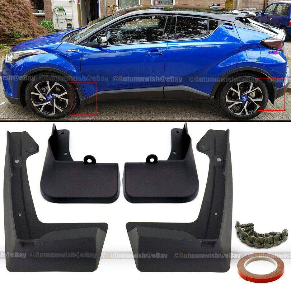 Toyota CHR C-HR 17-20 OE Style Mud Flaps Guards Splash Flap Set of 4 - Autumn Wish Auto Arts