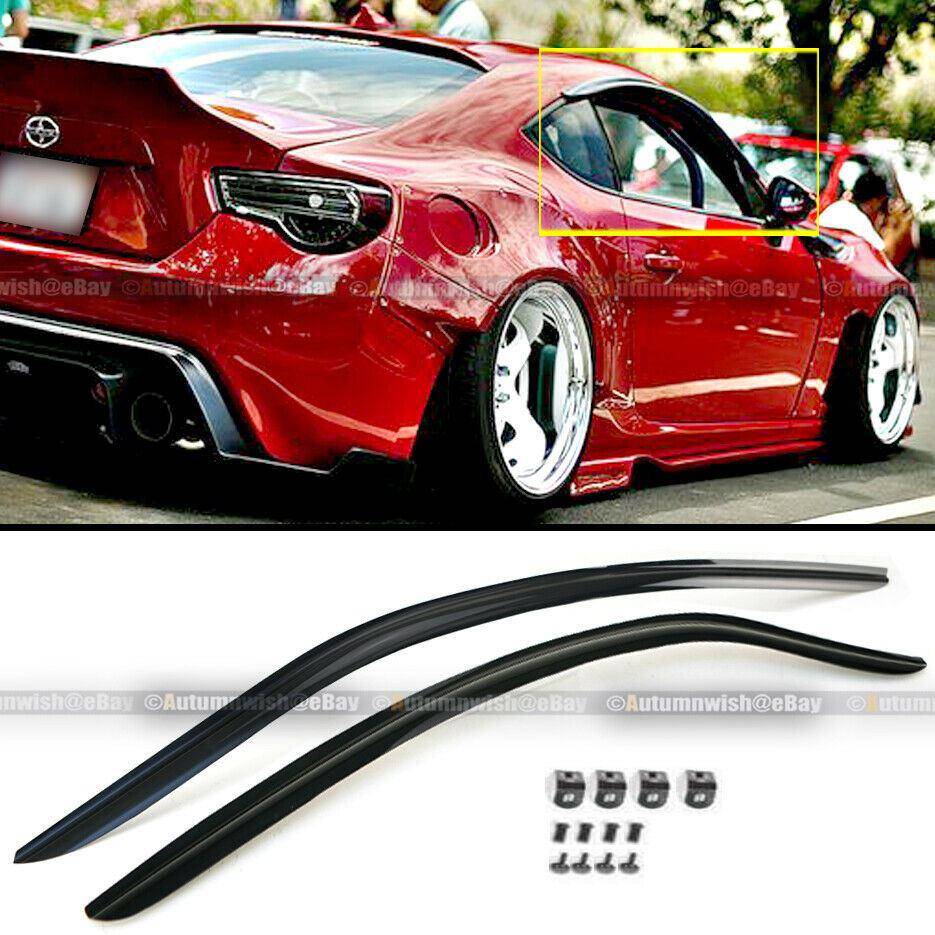 Scion FRS Subaru BRZ Toyota GT86 13-20 JDM Style Clip on Defector Shade Window Visor - Autumn Wish Auto Arts