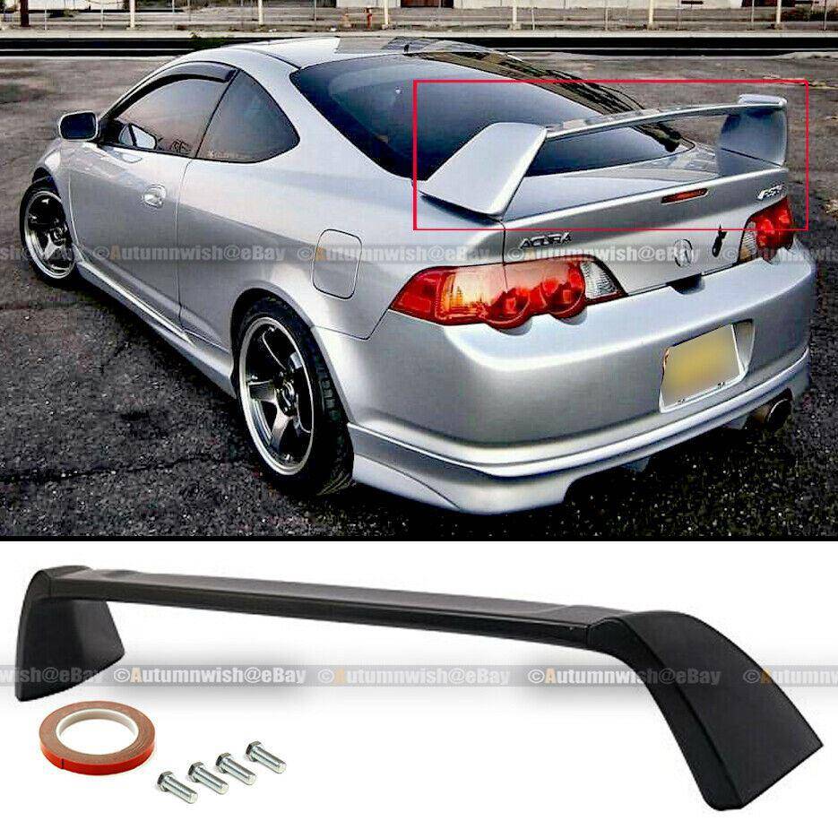 Acura RSX 02-06 DC5 1 Piece Unpainted Black JDM TR Type-R Rear Trunk Spoiler - Autumn Wish Auto Arts