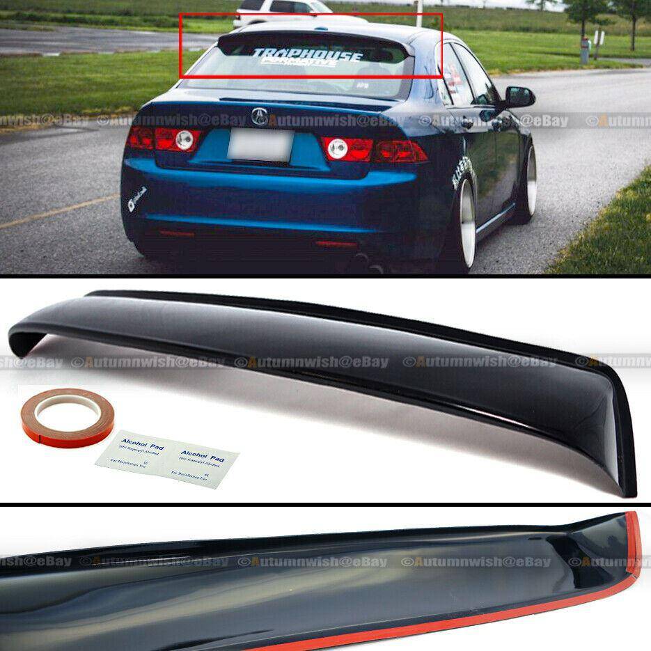 Acura TSX 04-08 Rear Window Roof Sun Rain Shade Vent Visor Spoiler Wing - Autumn Wish Auto Arts