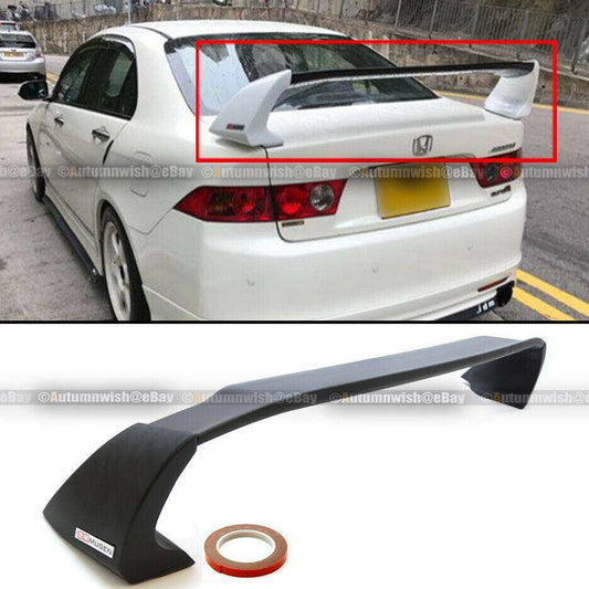 Acura TSX 04-08 Sedan JDM Unpainted Mugen Style 3PCS Trunk Wing Spoiler - Autumn Wish Auto Arts