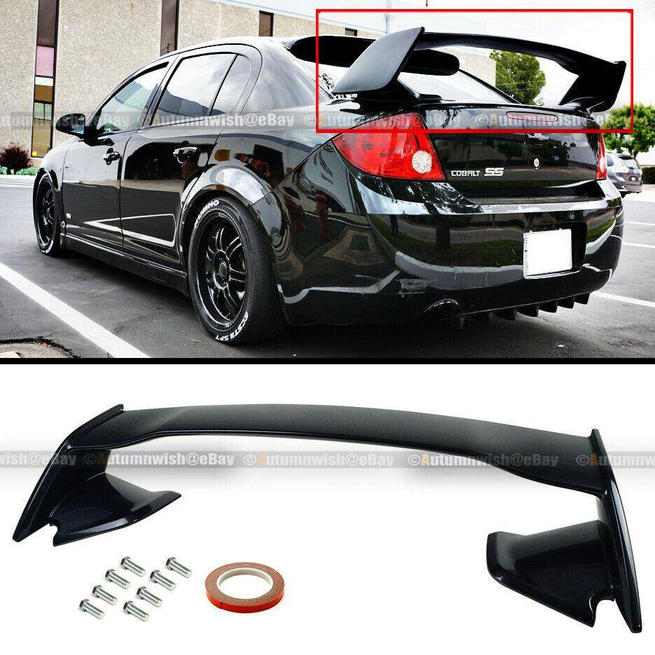 Chevrolet Cobalt 05-10 4DR Sedan Sport Style Glossy Black Rear Trunk Wing Spoiler - Autumn Wish Auto Arts