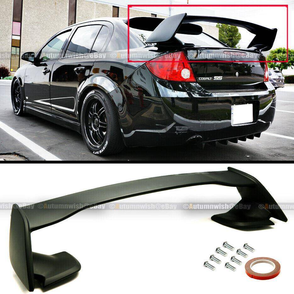 Chevrolet Cobalt 05-10 4DR Sedan Sport Style Unpainted ABS Rear Trunk Wing Spoiler - Autumn Wish Auto Arts