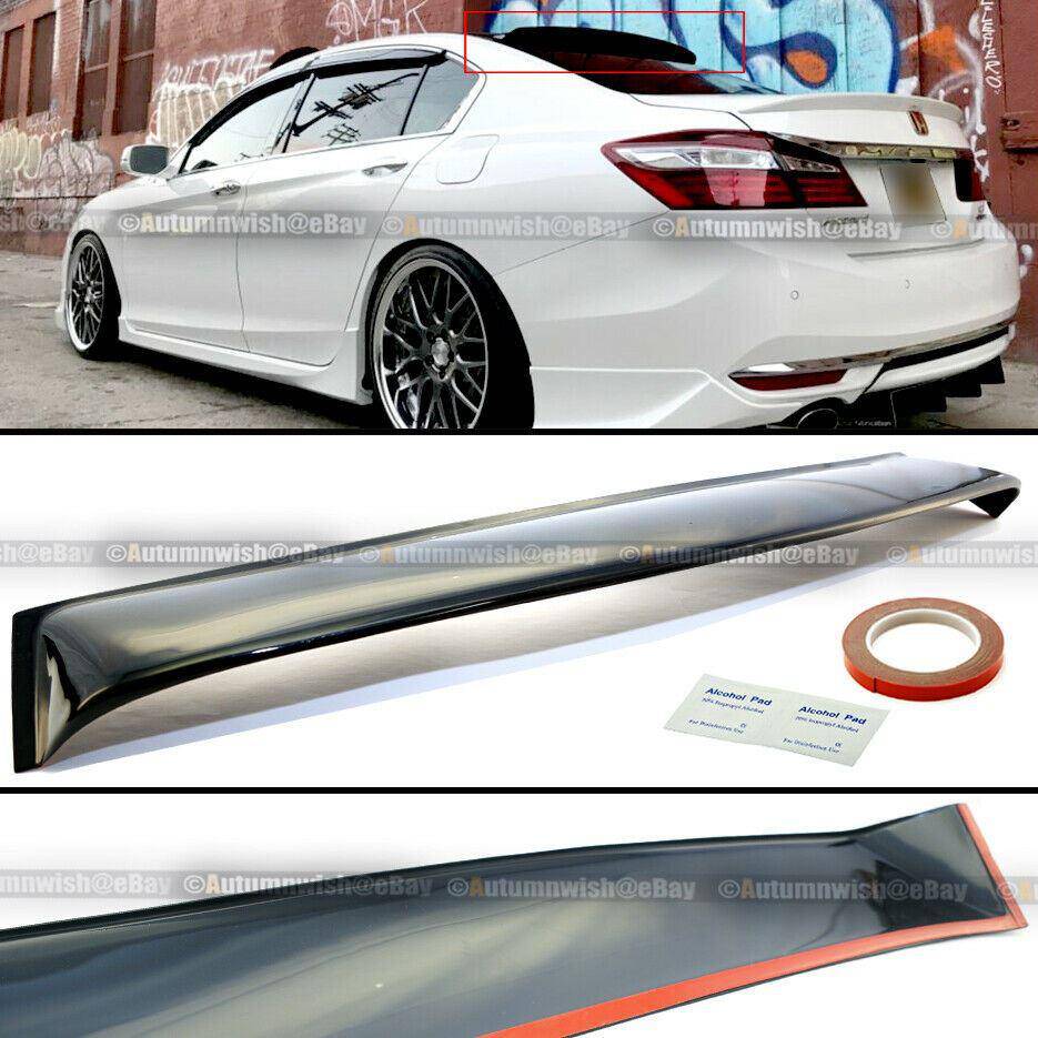 Honda Accord 13-17 9TH Gen 4 Door JDM Rear Window Roof Vent Visor Spoiler Wing - Autumn Wish Auto Arts