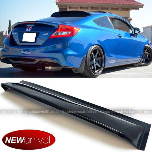 Honda Civic 12-15 2dr Coupe Rear Window Roof Sun Rain Shade Vent Visor Spoiler - Autumn Wish Auto Arts