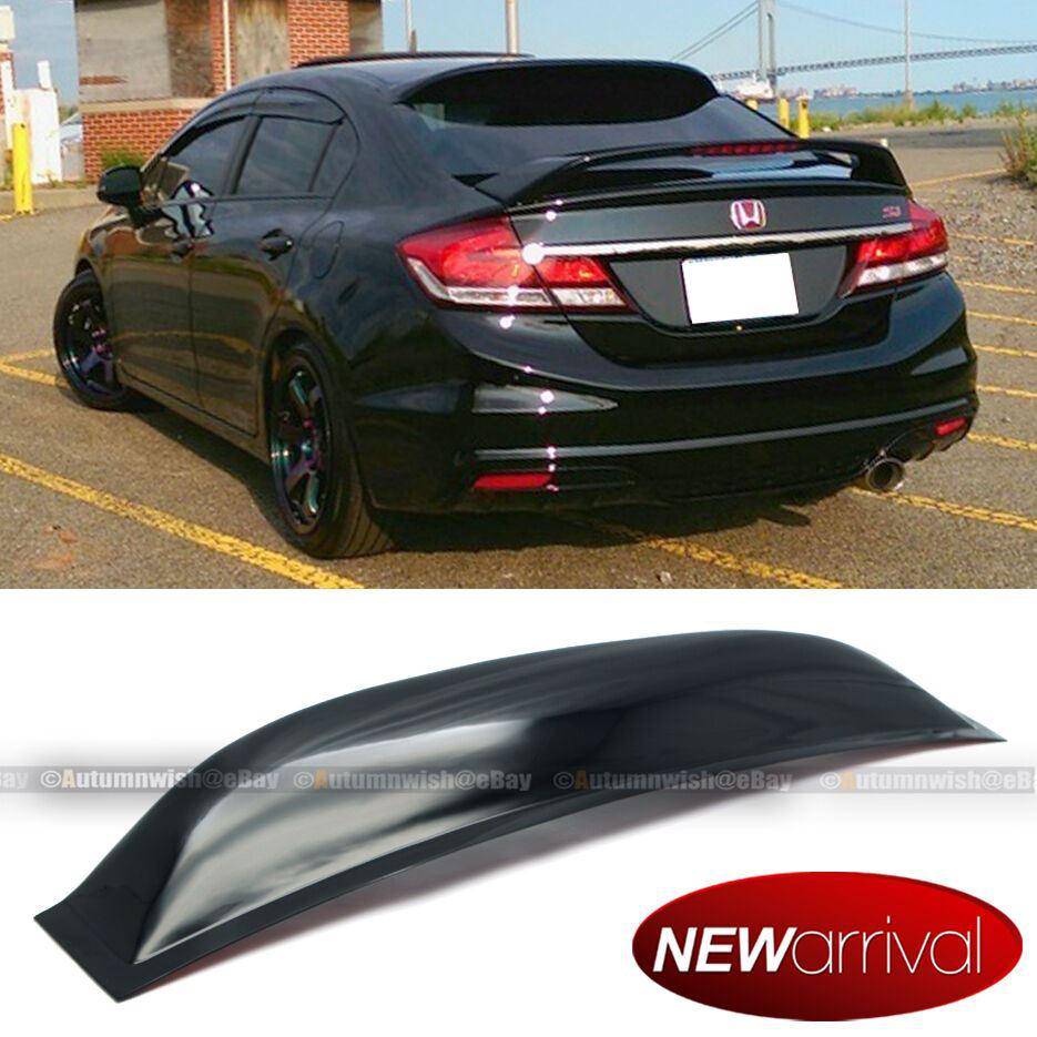 Honda Civic 12-15 4DR Sedan Acrylic Rear Window Roof Vent Visor Spoiler Wing - Autumn Wish Auto Arts