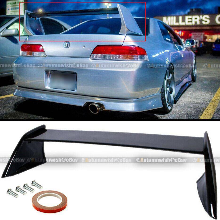 Honda Prelude 97-01 EVO Style Painted Glossy Black Rear High Wing Trunk Spoiler - Autumn Wish Auto Arts