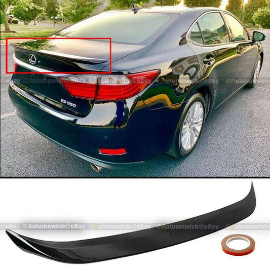 Lexus ES300h ES350 13-18 OE Glossy Black Painted Rear Trunk Spoiler Wing - Autumn Wish Auto Arts