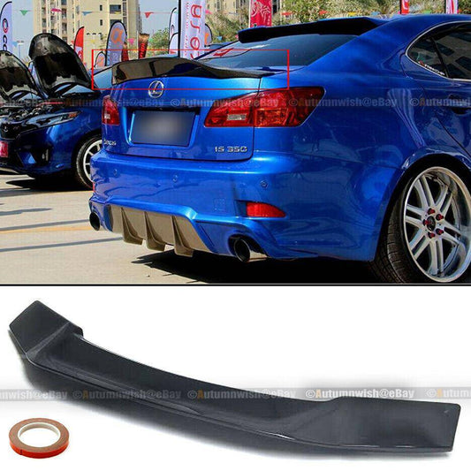 Lexus IS250 IS350 06-12 JDM Duckbill High kick V2 Glossy Black Trunk Wing Spoiler - Autumn Wish Auto Arts