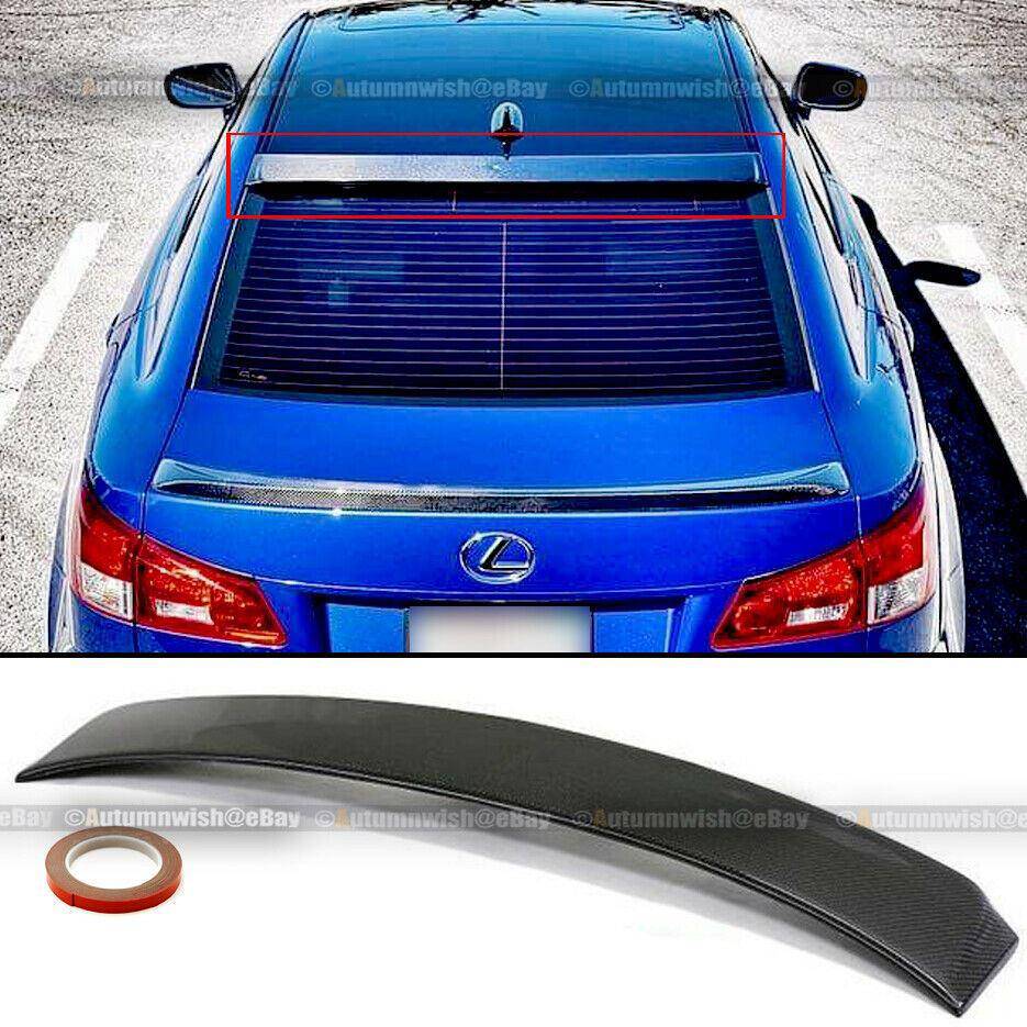 Lexus IS250 IS350 06-13 VIP Style Real Carbon Fiber Rear Windshield Roof Spoiler - Autumn Wish Auto Arts