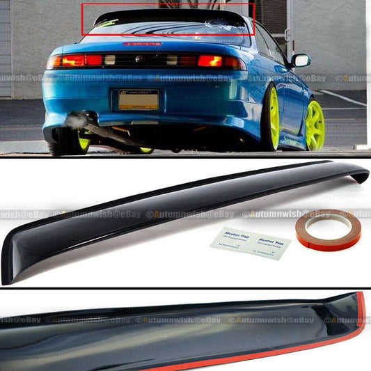 Nissan 240SX S14 95-98 Rear Window Roof Sun Rain Shade Vent Visor Spoiler - Autumn Wish Auto Arts