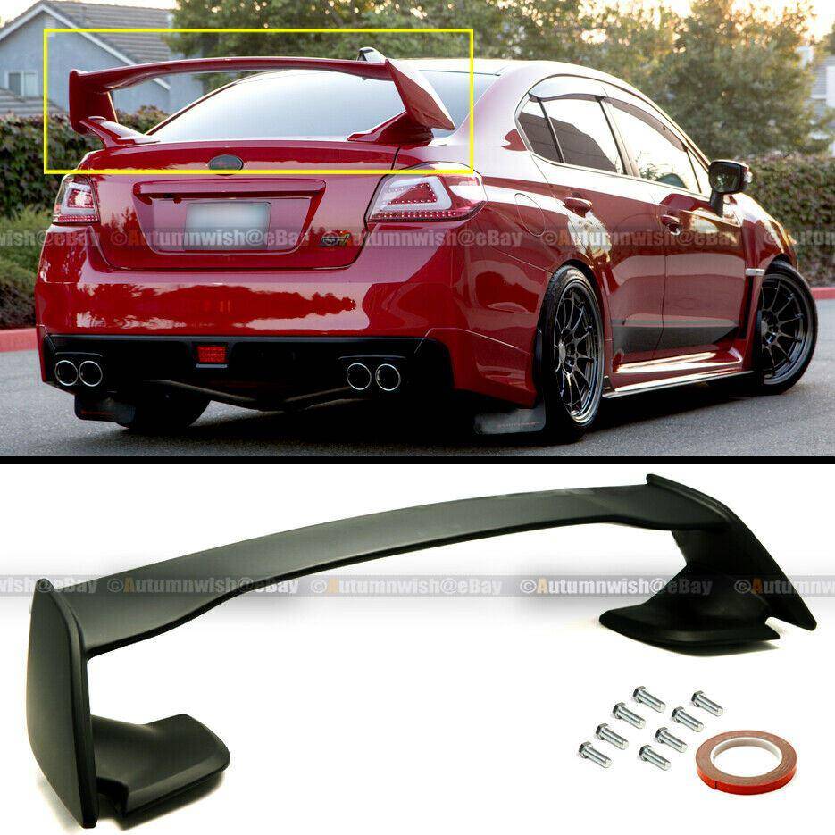 Subaru Impreza WRX STI 15-18 4DR Sedan JDM OE Style Unpainted ABS Rear Trunk Wing Spoiler - Autumn Wish Auto Arts