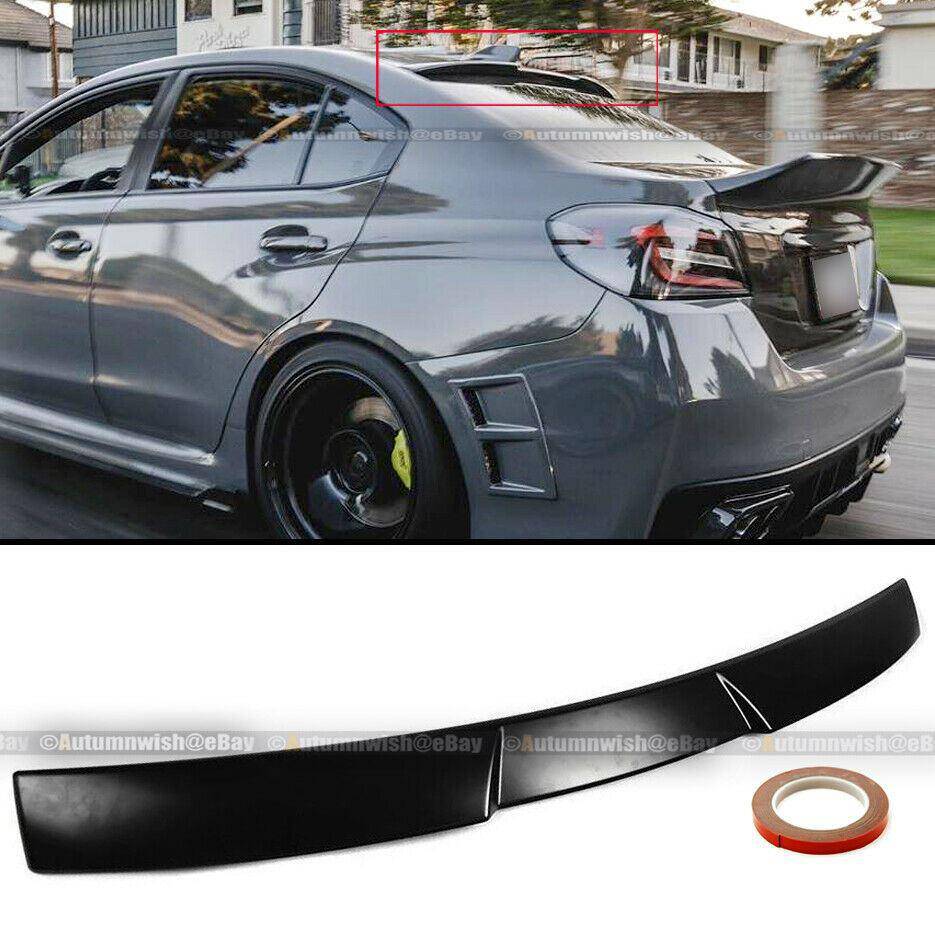 Subaru Impreza WRX STI 15-19 Unpainted JDM V Style Rear Window Roof Spoiler Wing - Autumn Wish Auto Arts